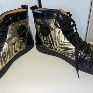VINTAGE-LIMITED EDITION lou SPIKES HIGH TOP CHRISTIAN LOUBOUTIN SNEAKERS SIZE 11